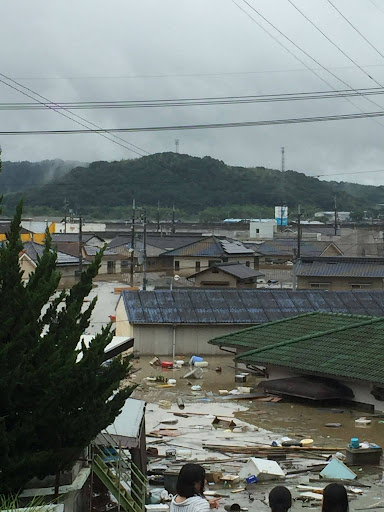 2018年西日本豪雨当時の様子